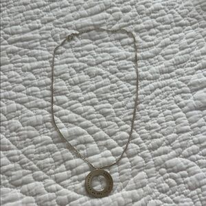 “Dance as if no one is watching” Silver Pendant Necklace